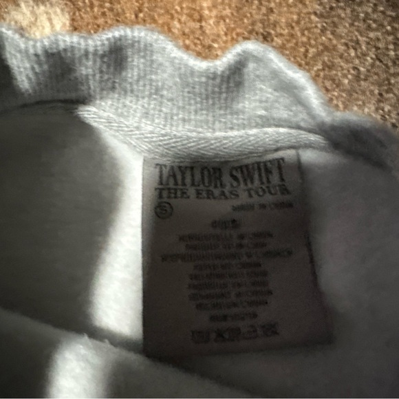 TaylorSwift TTPD Eras Tour II Gray Crewneck Sweatshirt 2024 Official Size Small - Picture 5 of 7